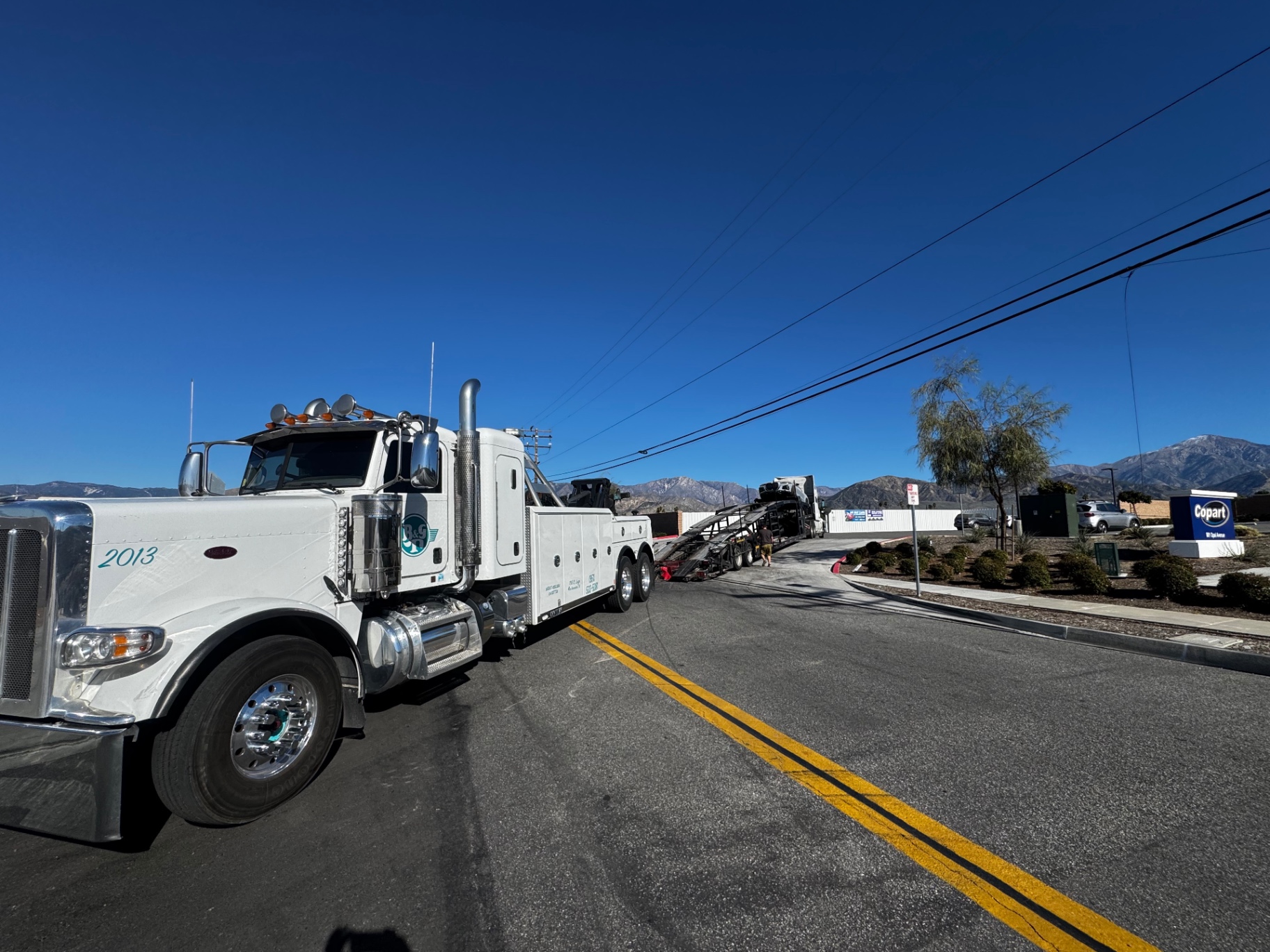 B&G Towing fleet in action