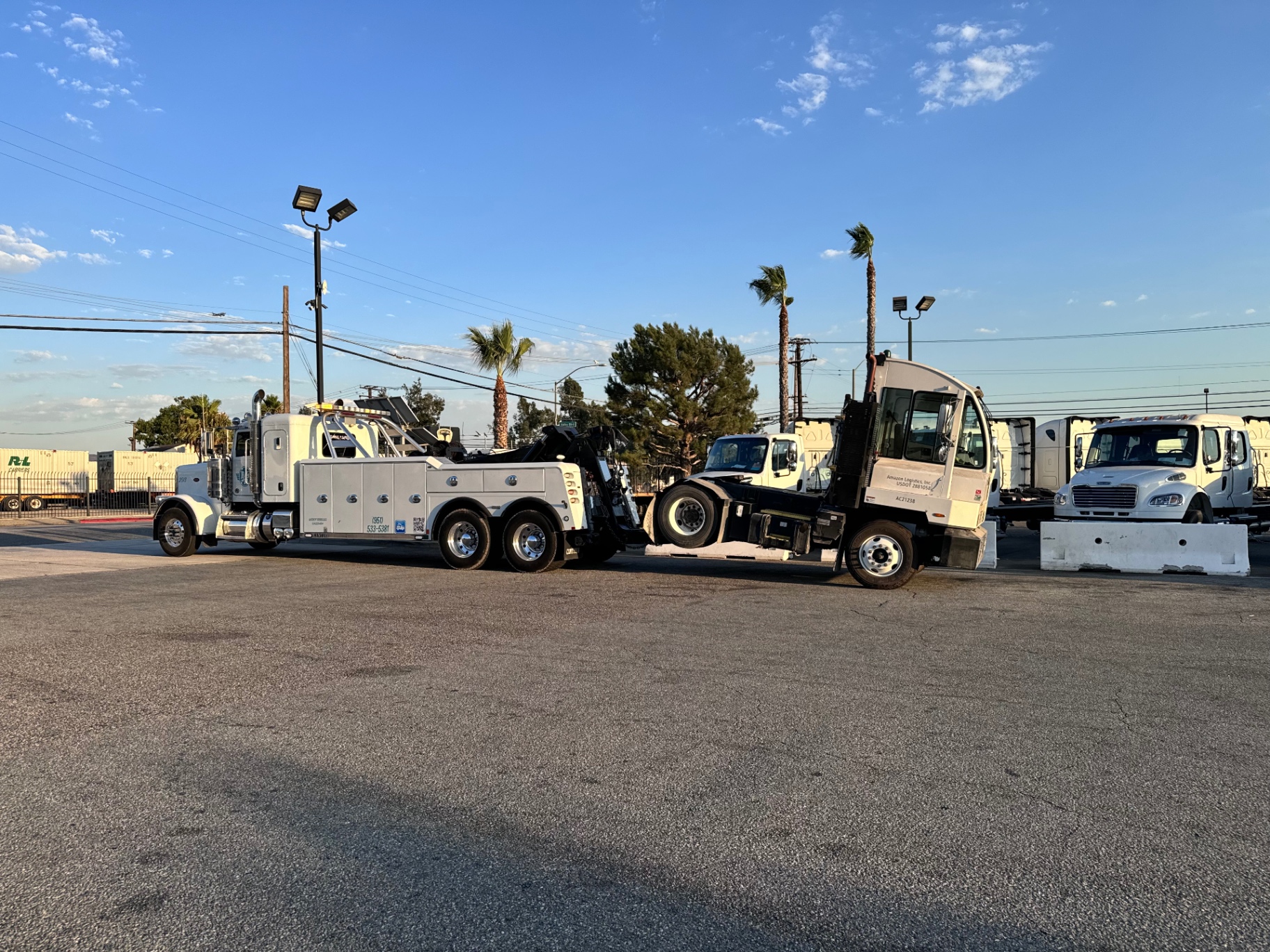 B&G Towing fleet in action
